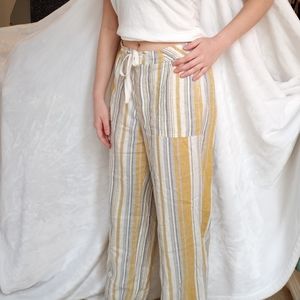 Land' n sea striped pants size S